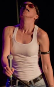 Singer and pianist Tania Gosgnach from Vancouver based tribute band Stone Cold Crazy. Photo: From Facebook page.