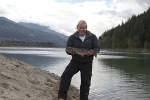 Catch of the day from the Columbia River near Revelstoke. Photo: contributed