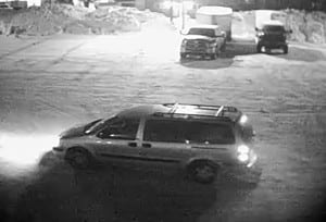 Police say the suspect drove this minivan. Photo: Revelstoke RCMP