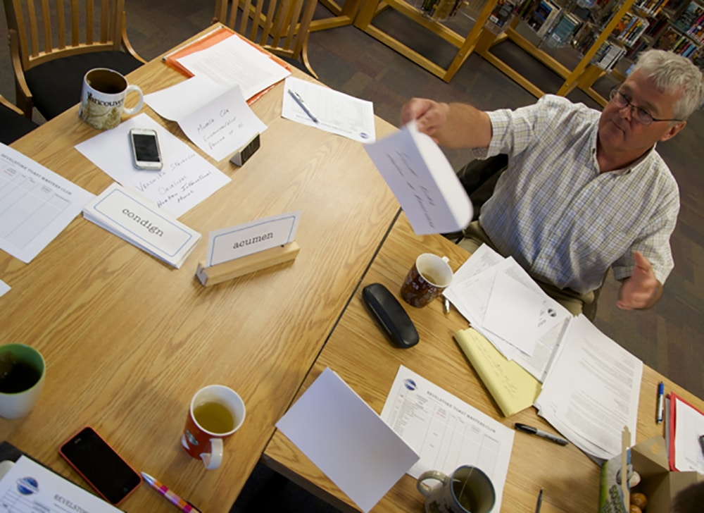Enjoy snacks and conversation with fellow Revelstoke Toastmasters. Photo: Revelstoke Toastmasters